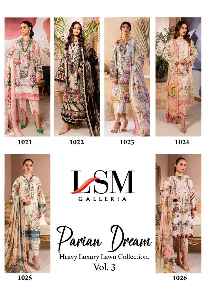Lsm Parian Dream Vol 3 Heavy Cotton Wholesale Pakistani Salwar Suit Catalog — Wholesale Pakistani Suits, Lsm wholesale from Surat — view 7